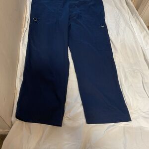 Greys Anatomy Unisex Navy Scrub Pants with ID hook Size XL